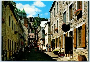 Postcard - Sous le Fort St. at Place Royale - Quebec City, Canada