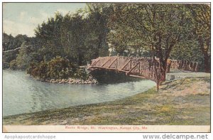 Missouri Kansas City Rustic Bridge Mount Washington 1909