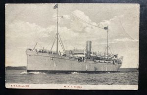 Mint Real picture Postcard RPPC HMT Soudan