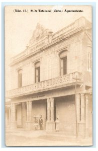 Ayuntamiento Surgidero DE Batabanã“ Cuba Real Photo RPPC Postcard (AL9)