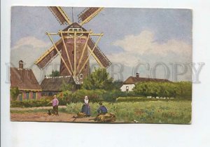 3185412 HOLLAND Mill Vintage AIRMAIL LUFTPOST 1930 year