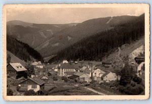 Styria Austria Postcard General View Hills Buildings c1930's RPPC Photo