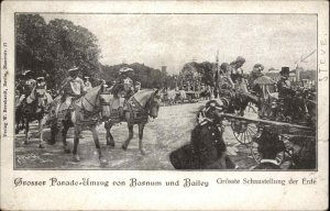 Barnum & Bailey Circus Parade Grosste Schaustellung der Erde c1900 Postcard