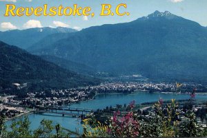 Canada British Columbia Revelstoke Aerial View