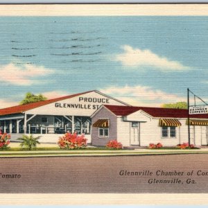 c1950s Glennville, GA Chamber of Commerce Big Tomato Produce Market 25, 301 A217
