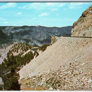 c1960s Yellowstone, MT WY Knox Point Lookout Red Lodge Cooke Silver Gate PC A240