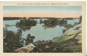 Canada Postcard - Out O' Sight Channel Thousand Islands St Lawrence River TZ8120