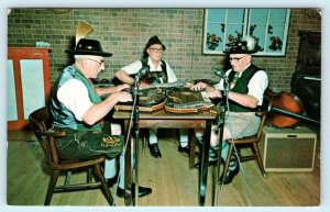 FRANKENMUTH, Michigan MI ~ Edelweiss Trio Music BAVARIAN FESTIVAL 1970 Postcard