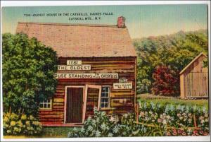 NY - Haines Falls. Oldest House Standing in the Catskills