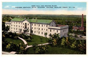 Kentucky Bowling Green State Teachers College  West Hall and Heating Plant