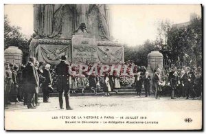 Paris - The Feast of Victory - 14 July 1919 - Old Postcard