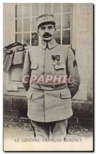Old Postcard The Army General French Debeney