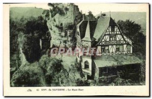 Old Postcard Around The Haut Barr Saverne