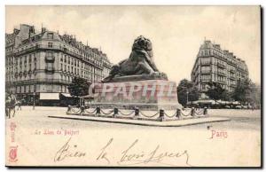 Paris (14) The Lion of Belfort-Work of Bartholdi Place Denfert-Rochereau, The...