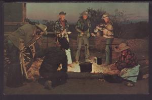 Cattle Round-Up,Cowboys Postcard