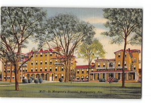Montgomery Alabama AL Postcard 1930-1950 St. Margaret's Hospital