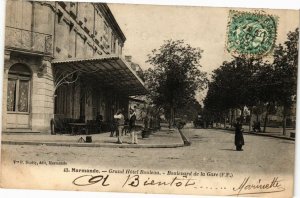 CPA MARMANDE - Grand Hotel Roule3au Boulevard de la Gare (251370)