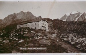 Mountaineering Austria Pfitscher Joch und Hochferner 1907 refuge cottage