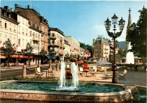 Cafe Löhr, Baden-Baden, Germany, Augustaplatz, Cram Postcard