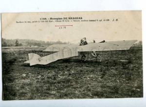 205519 FRANCE AVIATION airplane De Brageas Hauser #1758