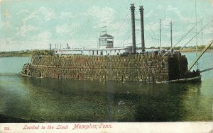 1908 Memphis Tennessee Loaded to the limit Wheelock Postcard 24-11107