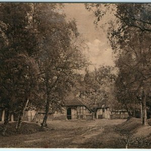 1913 Neuberg Norddeutsches Tiefland German House Country Photo New Burgh Vtg A10