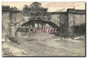 Old Postcard War in Lorraine in Luneville the Germans blew up before leaving ...