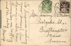 Antique Postcard Dobsina Slovakia Multi-View Slovakian Landmarks