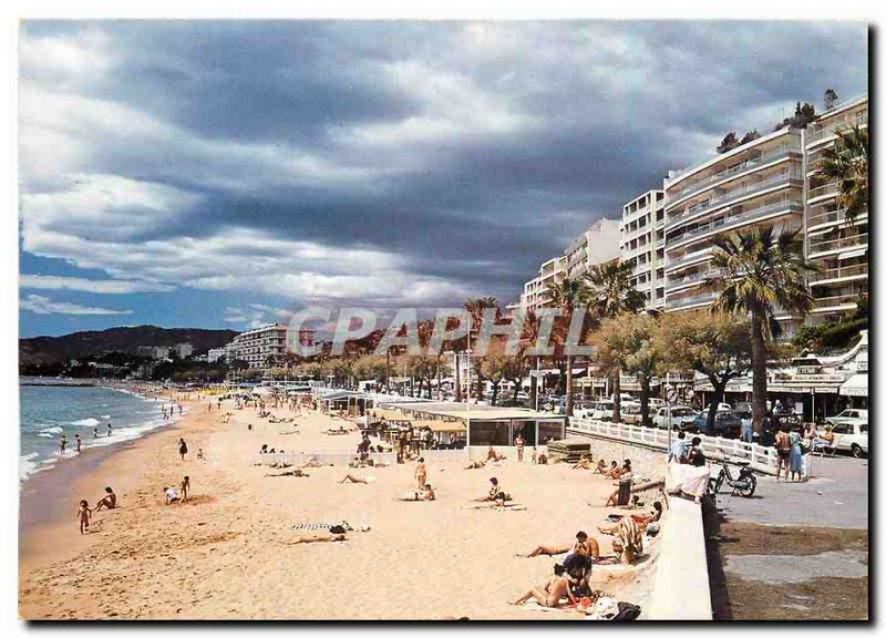 Modern Postcard Cannes Alpes Maritimes Boulevard Jean Hibert Plage du Midi