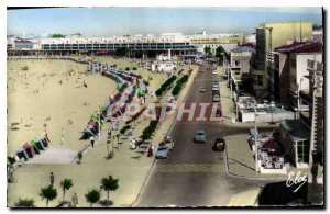 Modern Postcard Royan Ch Ms. The Waterfront The Beach View taken from the Fam...