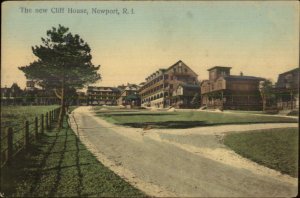 Newport RI New Cliff House c1910 Postcard