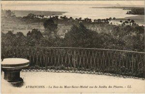 CPA AVRANCHES - la Baie du MONT-St-MICHEL vu du Jardin des Plantes (149230)