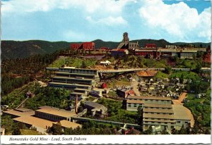 Homestake Gold Mine Bird's Eye Lead South Dakota Postcard UNP Chrome