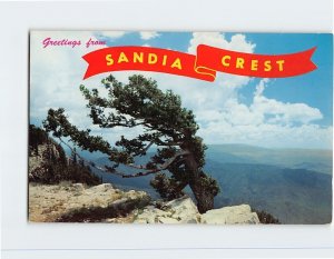 Postcard - Greetings from Sandia Crest - New Mexico