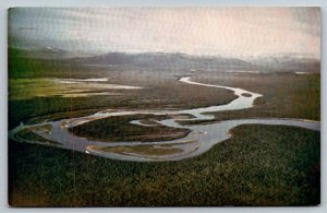 Yukon River   Alaska    Postcard