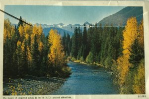 Vintage British Columbia Canada's Evergreen Playground Postcard Folder Book 12