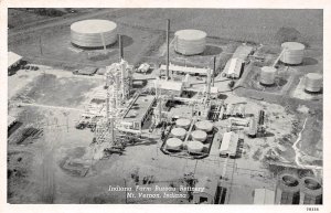 Mt. Vernon Indiana Indiana Farm Bureau Refinery B/W Photo Print Postcard U7559