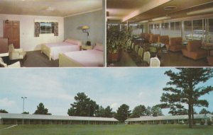 VINTAGE POSTCARD PINES MOTEL & RESTAURANT OPELIKA ALABAMA MINT