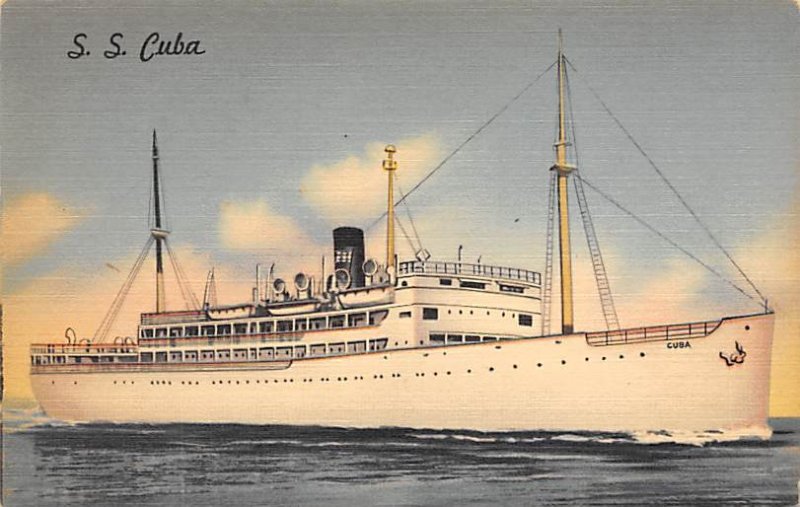 SS Cuba P & O Steamship Company Ship 