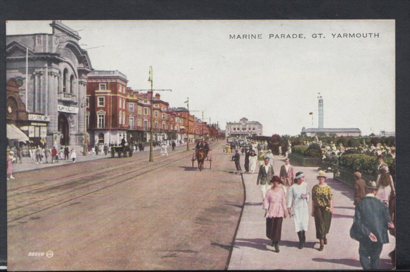 Norfolk Postcard - Marine Parade, Great Yarmouth  DC1781
