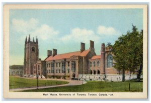 c1940's Hart House University of Toronto Toronto Ontario Canada Vintage Postcard