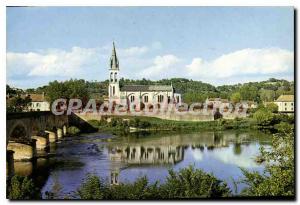 Postcard Modern LALINDE church