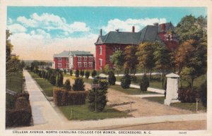 GREENSBORO, North Carolina, 1900-1910s; College Avenue, North Carolina College