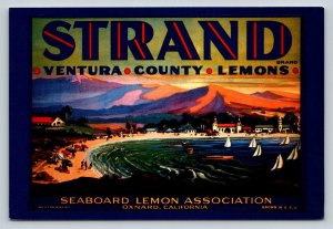 Strand  Seaboard  Lemon Association  Oxnard  California   Postcard