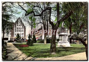 Postcard Modern Amiens Square Rene Coblet