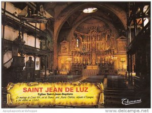 France Aquitaine Sailt Jean de Luz Eglise Saint-Jean-Babtiste Interieur