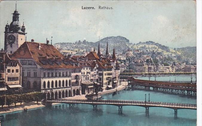 Switzerland Luzern Das Rathaus