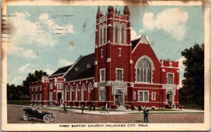First Baptist Church Oklahoma City OK Postcard PC86