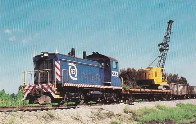 Florida East Coast Railway EMD SW-1200 No 233 At Rockledge Florida 26 April 1984