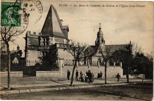 CPA BLOIS --les-BAINS de Catherine de Medecis et l'Église St-VINCENT (208323)